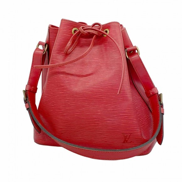 Louis Vuitton Epi Petit Noe Shoulder Bag M44107 Castilian Red for Women - Picture 1 of 11